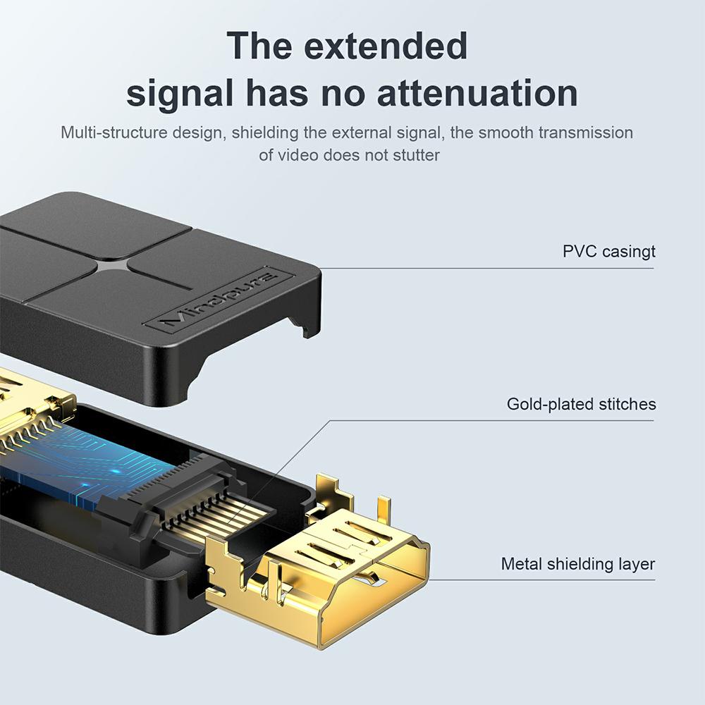 

MINDPURE AD050 24+5 DVI Male to VGA Female HD Video Adapter Gold-Plated Converter As Shown A