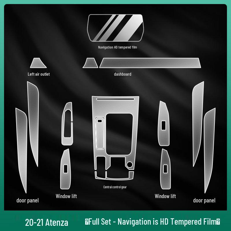 Mazda 3/CX30/CX5/CX50 Center Console & Atenza Screen Protection Film