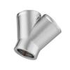 Y Splitter Shape PC Water Cooling Fitting 3 Way Liquid Cooling Fitting  Custom Loop Systems