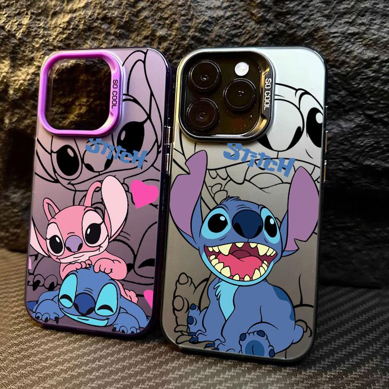 Lilo Stitch Cartoon Phone Case For iPhone 11 12 13 14 15 16 17 Pro Max 16e 17E 17 Air Plus 13 Mini Shockproof Fundas Back Cover