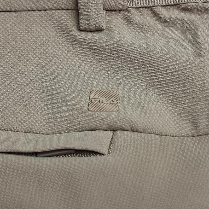 Men's Pants FILA WHITE Casual Pants Men's Cashew Nut Dark Khaki Moderate Straight Fit Pants