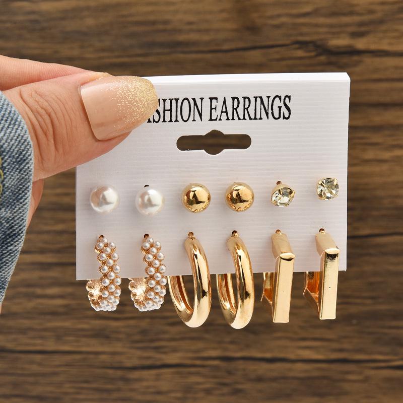 Chic Cross-Border Fashion Earrings for Women: Elegant and Versatile Ear Drops with a Bold, High-End Look