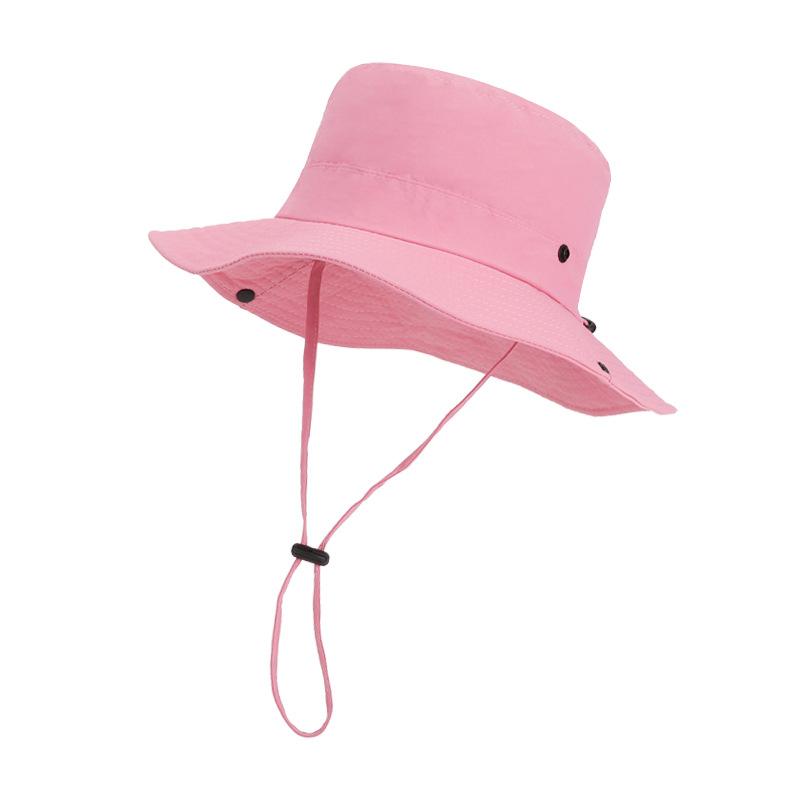 Summer Outdoor Big-brimmed Sun Hat Men and Women Mountaineering Fishing Hiking Sun Hat Waterproof Quick-drying Bucket Hat