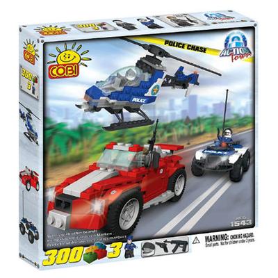 Action Town 300 st Police Construction Set Chase Ships 1 i 6