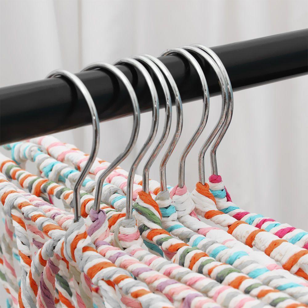 1Pcs 6/9/12/16/20/28 Ring Scarf Hanger Rattan Weave Display Rack  Wardrobe Storage Holder
