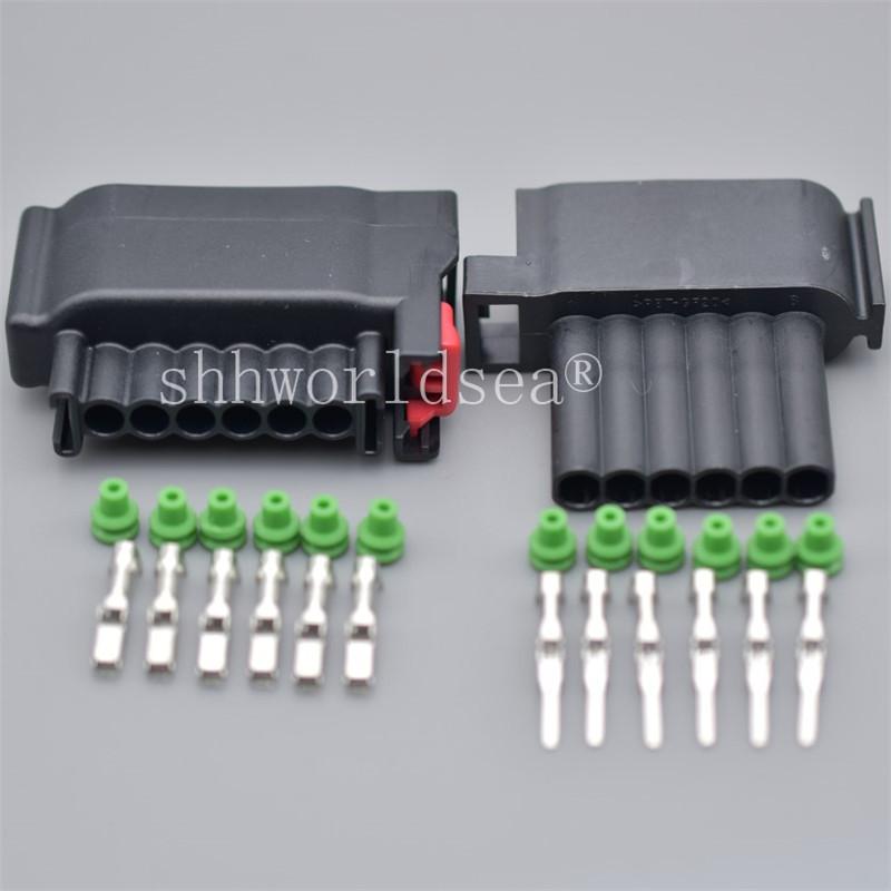 1Sets 6 Pin 4M51-9F836-BK Auto Accelerator Pedal Car Connector For Volvo For  Ford 1.6TDCI Accelerator Throttle Car 4M5T-14A464