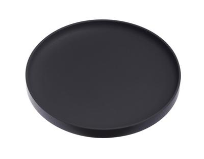 Yamazaki 2539 3D Untersetzer Rund Schwarz ca.. B10 x T10 x H0.9 cm Turm Silikon