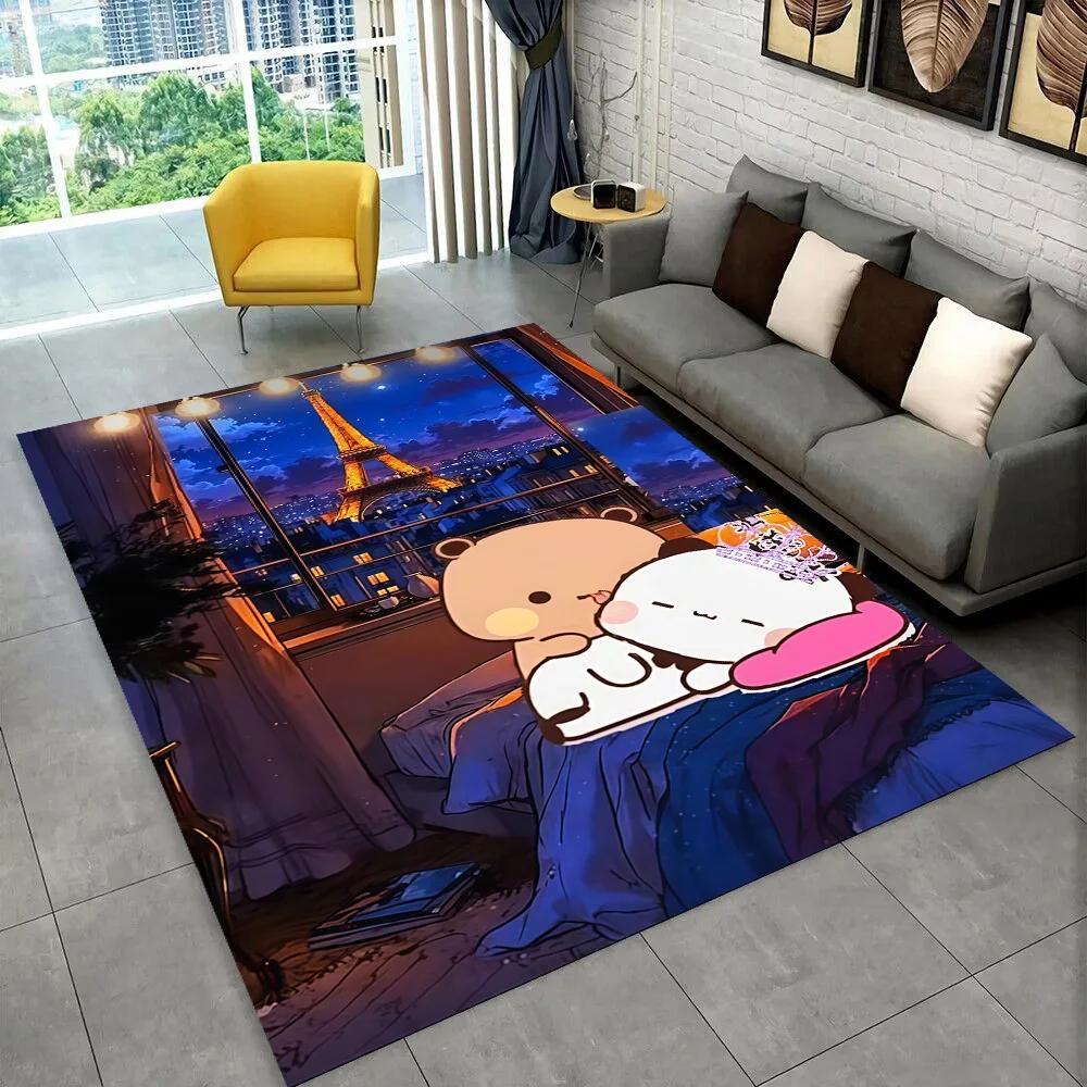27 Style New Bubu Dudu Love Cartoon Bear Carpet Rug for Living Room Bedroom Home Sofa Decoration,kids Play Non-slip Floor Mat