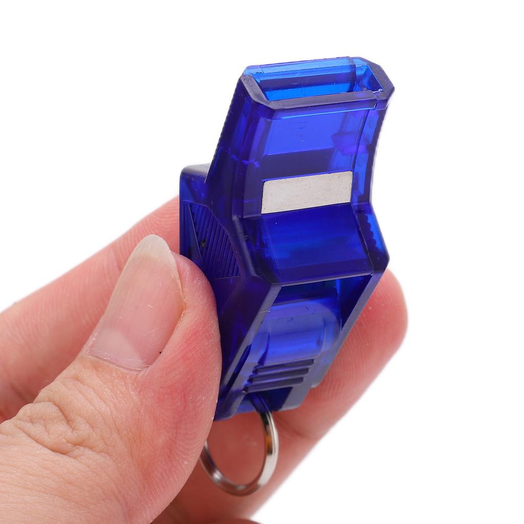 Referee Whistle Sturdy Durable Resounding Crisp Portable Sound Whistle for Competitions and SportsDark Blue