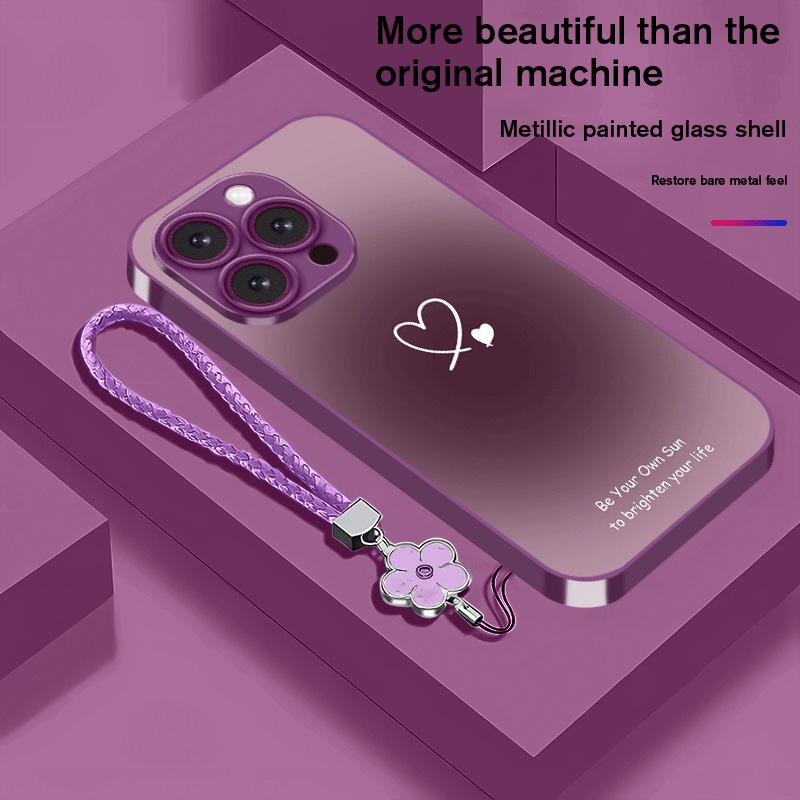 

Gradient Heart Phone Case - M 35675: Popular Cross-Border Design