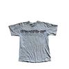 Vintage Anvil Great Smoky Mountains Wolf Graphic T-Shirt Gray Mens Medium Unisex T-Shirt