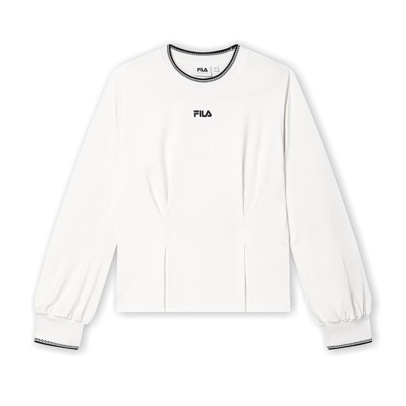 

New FILA Sweatshirt Women s Cloud White F11W434207FWT 175/92A/XL
