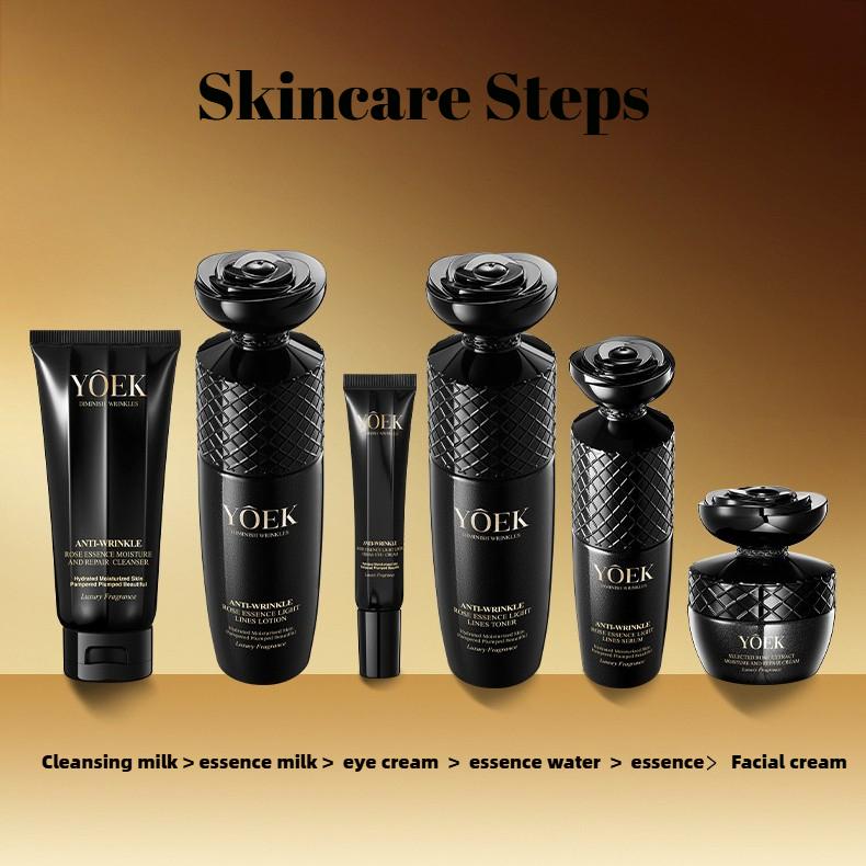 The Most Perfect of Essence Rose Anti-Wrinkle Fade Fine Lines Repair Gift Box Hydrating Skin Care Set Skin Care