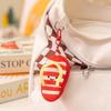 7.5Cm Summertime Vocation Beach Plushie Hanger Cushioned Humanoid Coconut Timber Slipper Sushi Tortoise Key Circle Adornment For Pouch