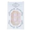 24x Press On Toenails Bow False Toenails French Tip False Toenails Full Cover Nail Artificial False Toe Nails