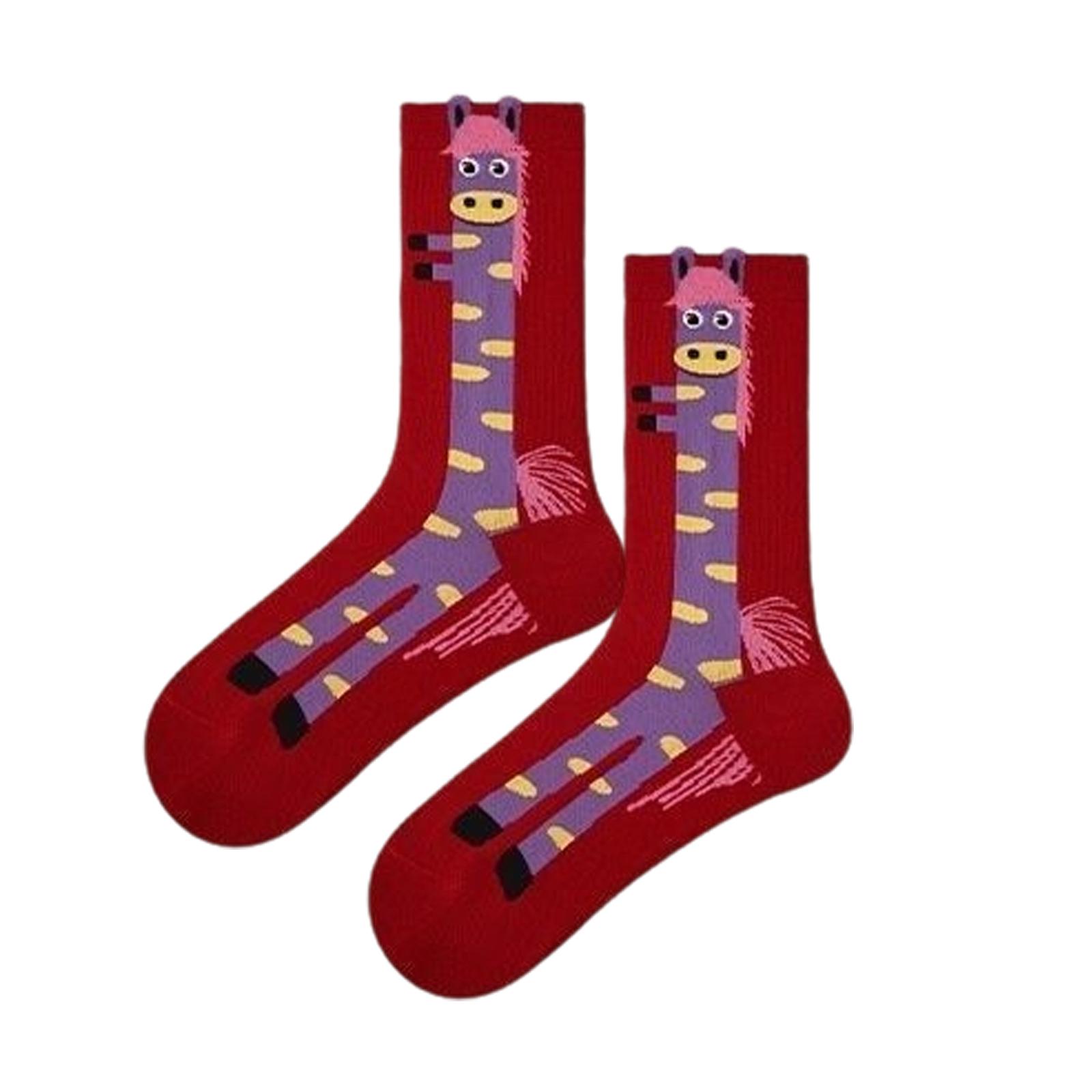 

Stylish, warm, and fun socks One Size фіолетовий