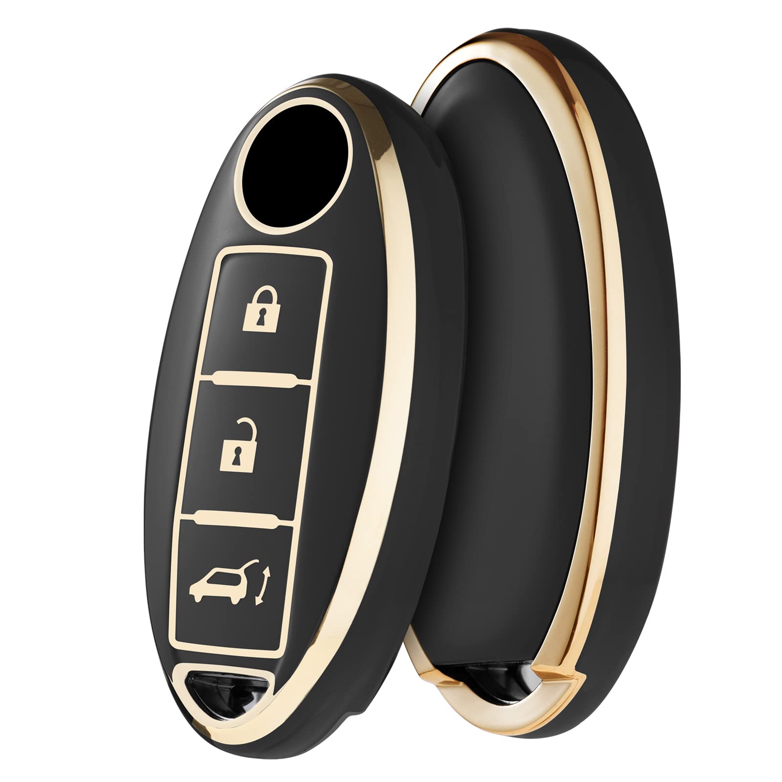 

[OATSBASF] Nissan Key Case, NISSAN Soft TPU Full Coverage, Protection, Suitable for Serena, March, S