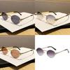 Trendy Geometric Metal Oval Sunglasses For Outdoors With Uv400 Protection Fashion Statement
