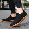Mesh Herren Barfußschuhe Atmungsaktiv Zero Drop Sohle Casal Sneakers Herren Weite Passform Freizeitschuhe Übergröße 39-46