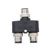 M12 to M12 Y Type Connector 3/4/5/8/12 Pin Hole Sensor Aviation Plug Three-Way One-To-Two Male-to-Female Adapter