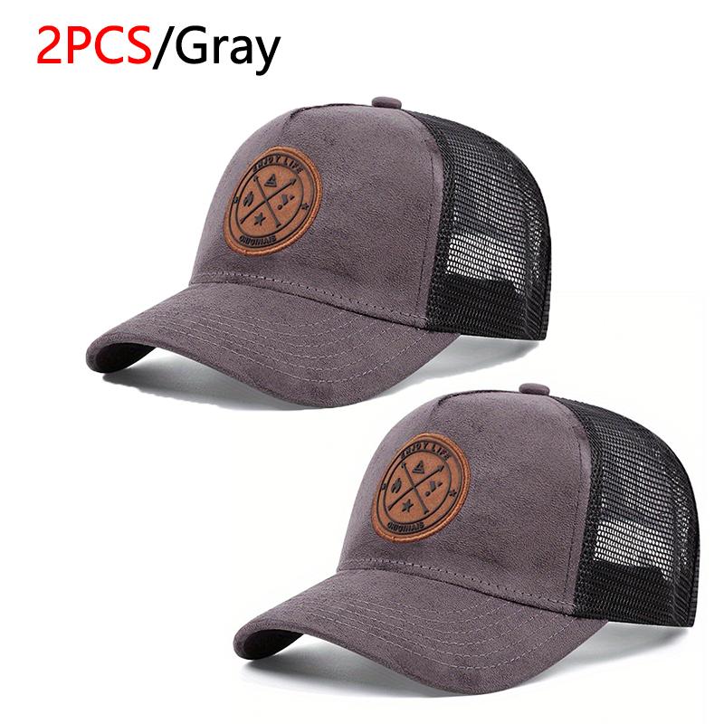 Sommer Mesh Baseball Cap Frauen Männer ENJOY LIFE Brief Patch Snapback Hut Lässig Atmungsaktiv Unisex Street Hip Hop Trucker Caps