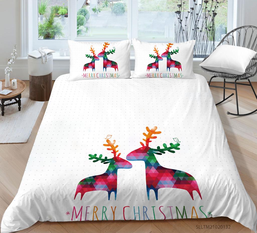 Domácí sada povlečení Sada povlečení na povlečení a povlak na polštář, AU/EU/US domácí dekorace v plné velikosti