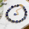Durable Jewelry Women Bracelet Irregular Natural Stone Beads Adjustable Length