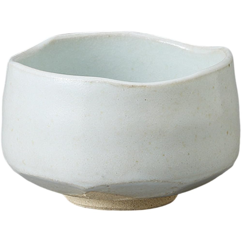 

Матча х Белая Матча Мино Сделано в Японии Чаша Ale-net, 11.5 В7.5см, Чаша с порошковой глазурью, Керамика, белый