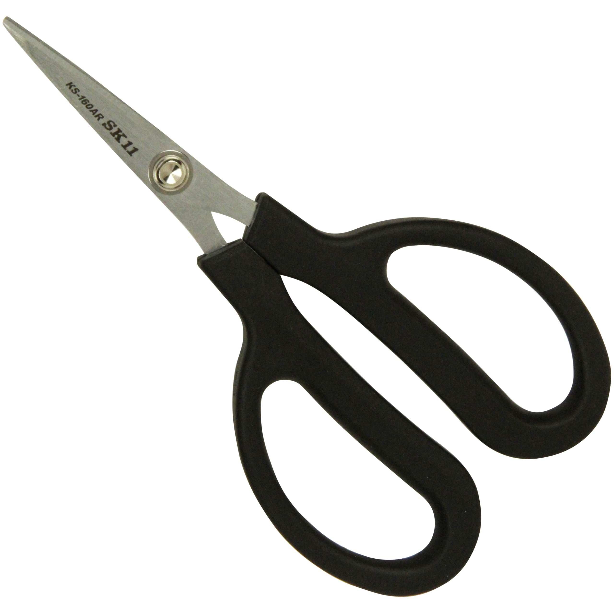 

SK11 Aramid Fiber Scissors for Cutting Kevlar 160mm High Hardness and Serrated Blade (KS-160AR) Sheets, Long, Durability,