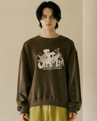 ONNHANS Moleskine Touch Cotton Sweatshirt_Brown