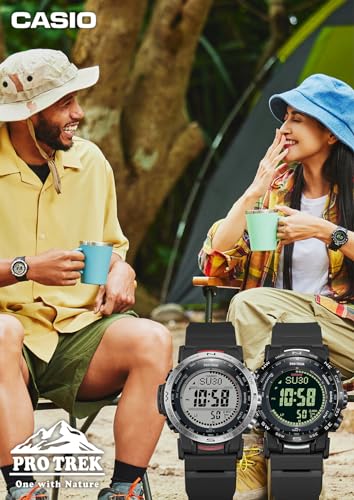 Casio náramkové hodinky Pro Trek Climber Line radio solar model vyrobený z bioplastu PRW-35-1AJF pánské černé.