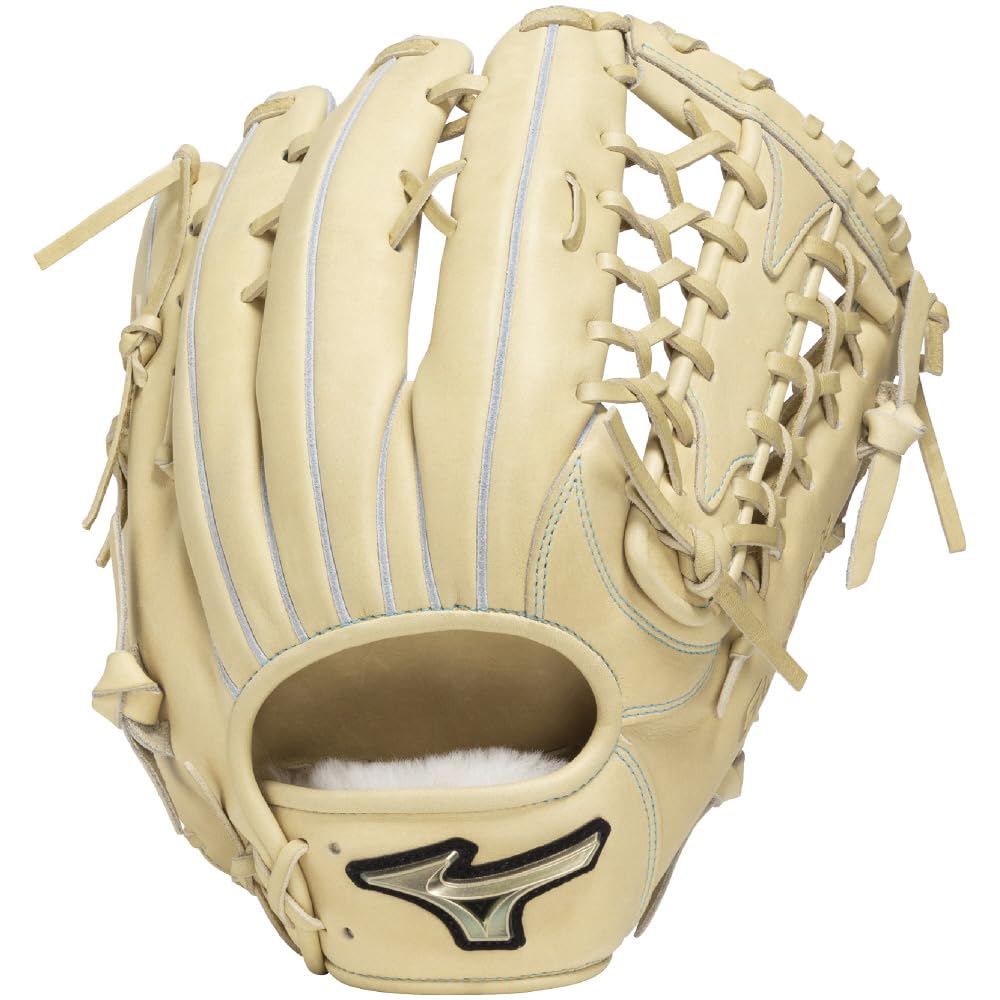 Mizuno Baseball Glove Teen Age Outfielder Size 16N Hardball Middle School High School Right-handed Blonde