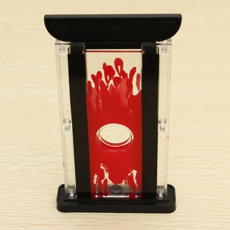 Funny-Finger Hay Cutter Chopper Magician Trick Prop Magic Toy (Color: Red)