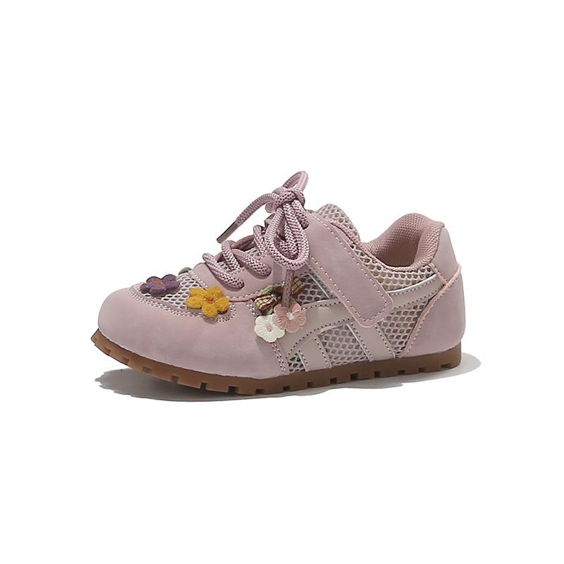 Girls' Summer Floral Hollow Mesh Sneakers2026Sweet casual running shoes for children of all ages
