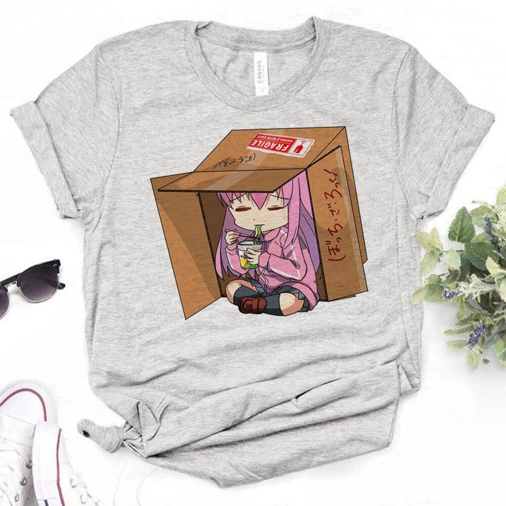 Bocchi the Rock t shirt women summer funny graphic t-shirts girl manga designer graphic clothes Unisex