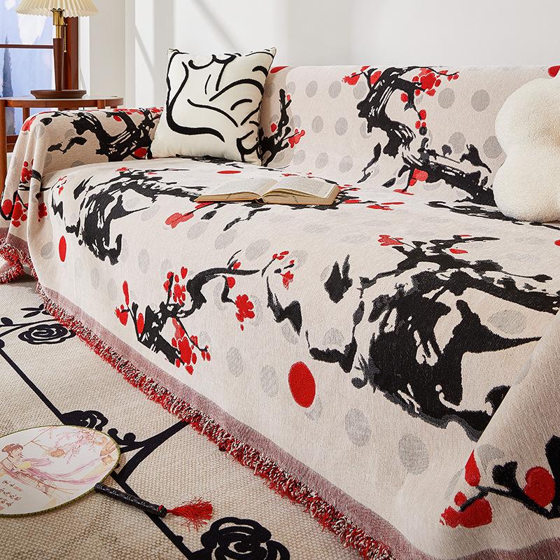 Chenille Sofa Cover Cloth Four Seasons Universal Non-Slip Sofa Towel Universal Sofa Backrest Cover Towel Cushion