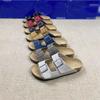 Flat Slippers Women Men Couple Outdoor Bottom Non-slip Cork Platform Slippers Beach Comfortable Flip Flops Sandals 36-43