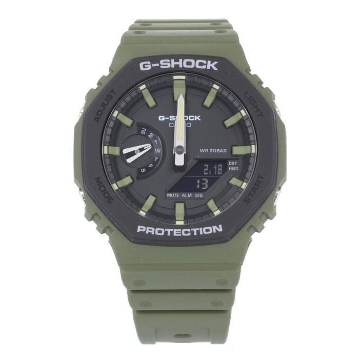 Casio G-Shock Utility Color Watch Men s Analog-Digital Carbon Khaki Green GA-2110SU-3A