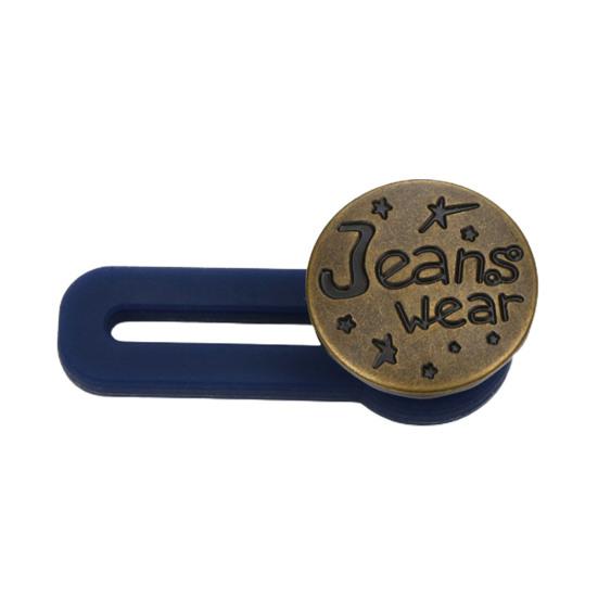Retractable Jeans Buttons Extender Punch Free Recyclable Waistband Extender Buckle Garment Accessories for Women Men