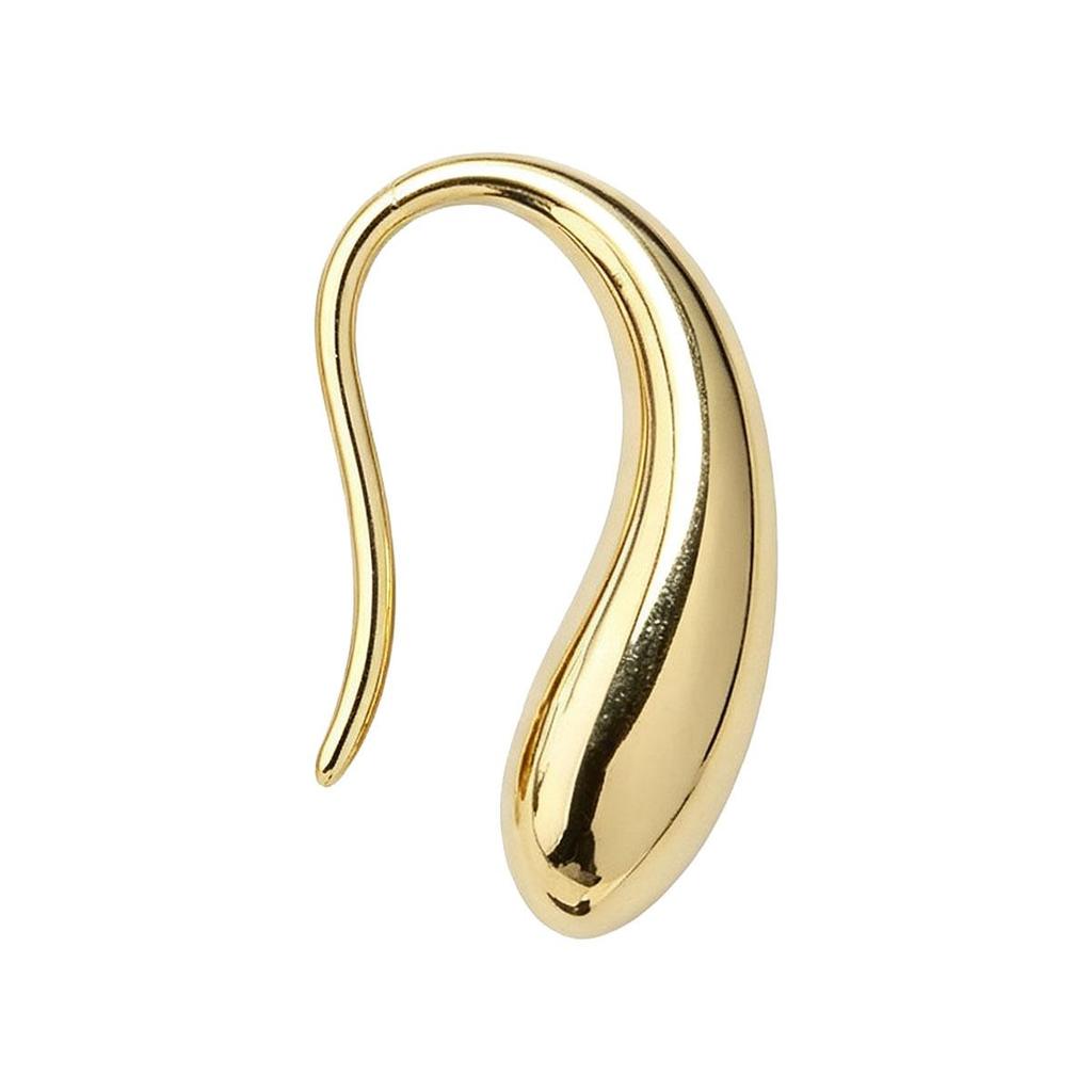 Minimalist Creative Rupert's Tear Drop Gold Earrings, Trendy, Cool Style, Korean-style, Elegant Ear Hook for Women