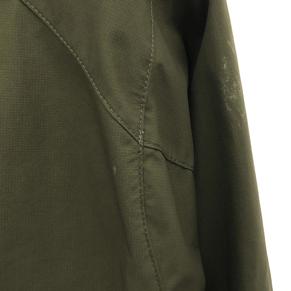 Mammut Bluza z haftem logo Kurtka nylonowa S khaki Podwójny zamek Outdoor Kobiety Używana