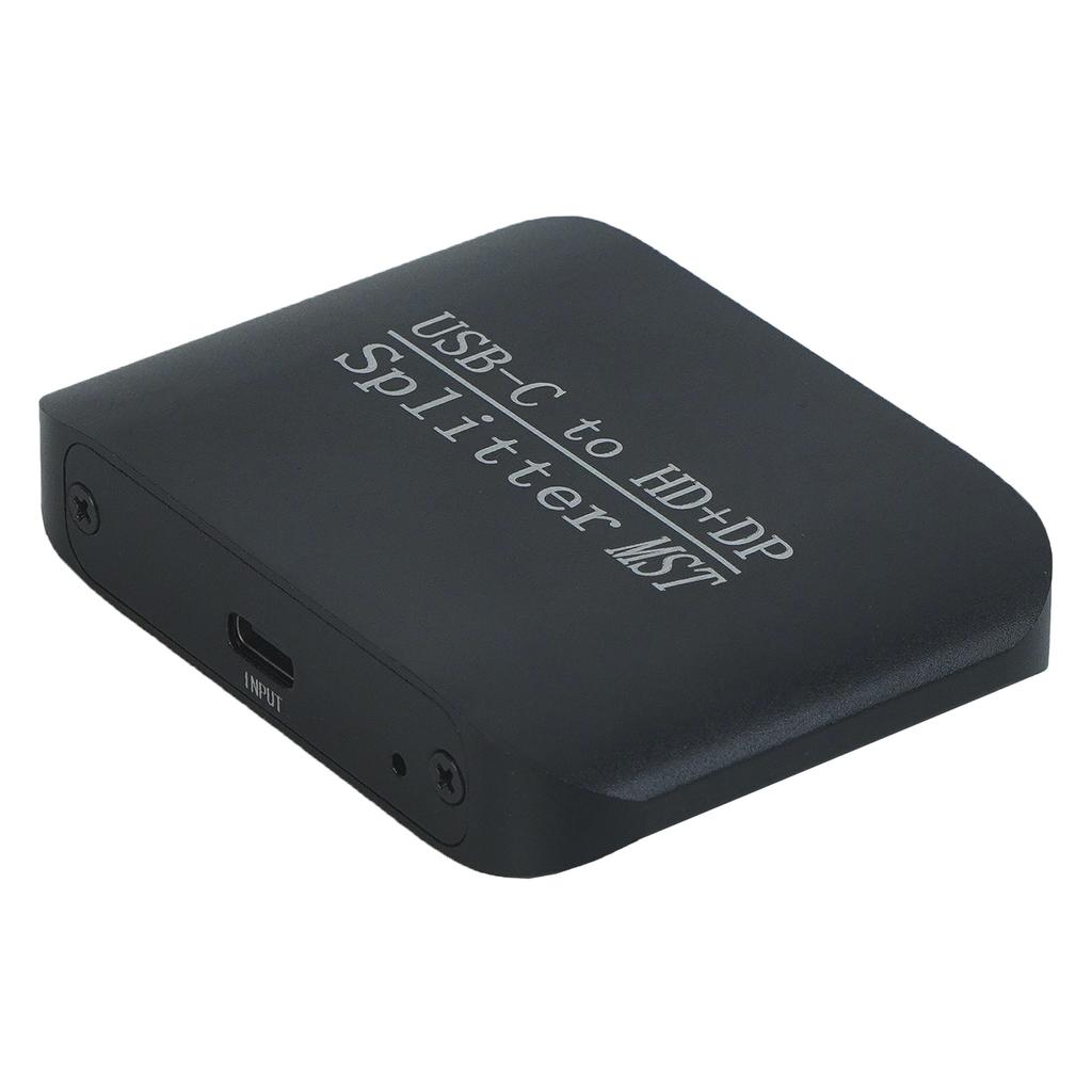 Type-C To HDMI+DP 1x2Laptop Splitter MST Two-Screen Display One Input Two Output