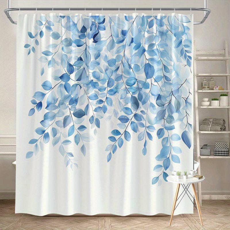 

1Pc Minimalist Watercolor Shower Curtain, Polyester Fabric, Machine Washable, With Hook, Suitable For Bathroom Decoration W60H190(CM)-1 Pcs