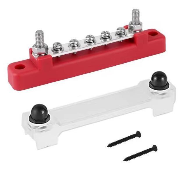 150A 10-Way High Current Busbar with Terminals for Car, RV, Yacht