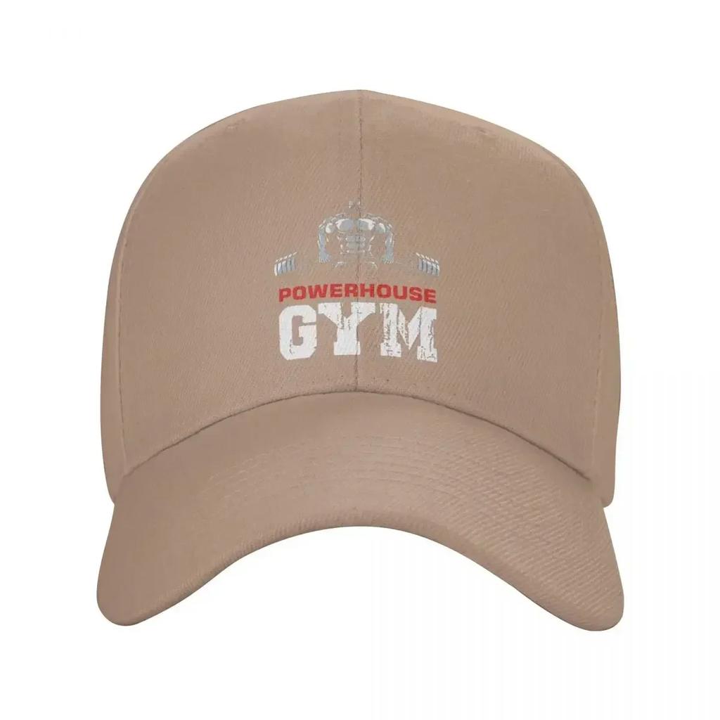 Fashion Bodybuilding Fitness Powerhouse Gym Baseball Cap Women Unisex Custom Adjustable Adult Dad Hat Hip Hop Snapback Caps
