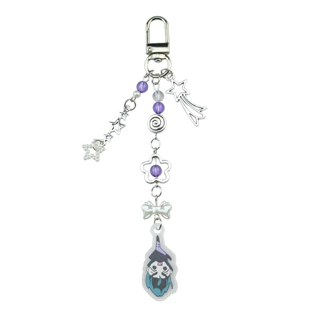 Anime Alien Stage Ivan Till Cosplay Key Chain Acrylic Kawaii Keychains Backpack Pendant Ornament Car Key Ring Accessories Gift