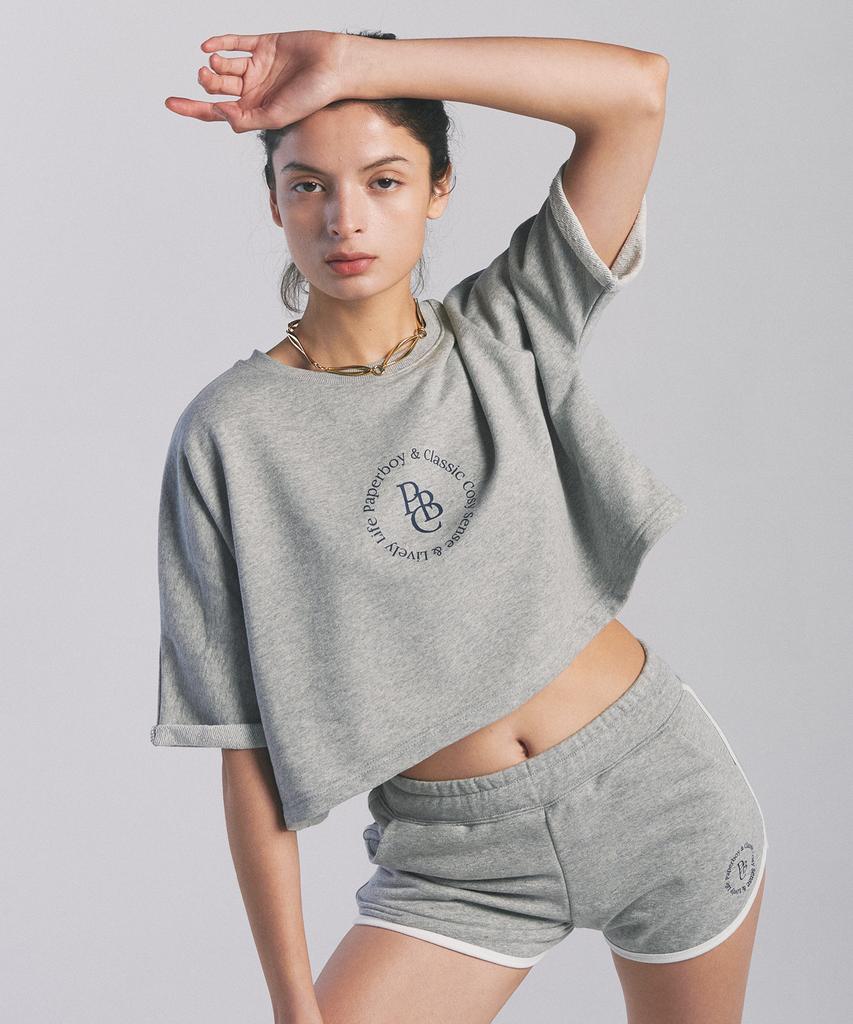 PAPERBOY Women'S Cozy Circle Dolphin Shorts - Melange