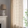 Home Curtain Cream Translucent Vintage Hollow Crochet Stitching French Window Fabric Window Screen Finished Decorative Curtain