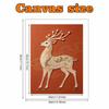 Pearl Art Painting Kit for Adults and Beginners, Elegant Deer Auspicious Cloud Sparkling Painting Craft Home Wall Decor Handmade Gift Art Supplies