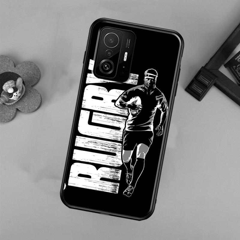 

Rugby Ball Case For Xiaomi POCO X7 X6 Pro X3 X5 M6 F3 F5 F6 Pro 11T 12T 13T 14T Pro 13 14 Ultra Cover POCO X7 Pro